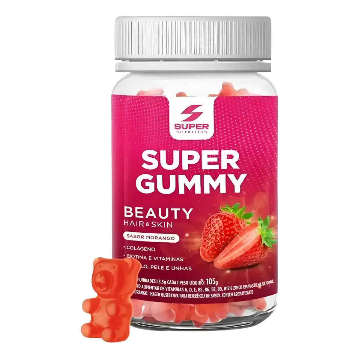 Desinchá Gaab Long Hair Gummy 30 gomas. A saúde dos seus cabelos, pele e unha.Contém 8 vitaminas que contribuem para a saúde da sua pele, unhas e cabelos.